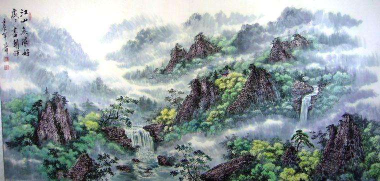 大写意山水